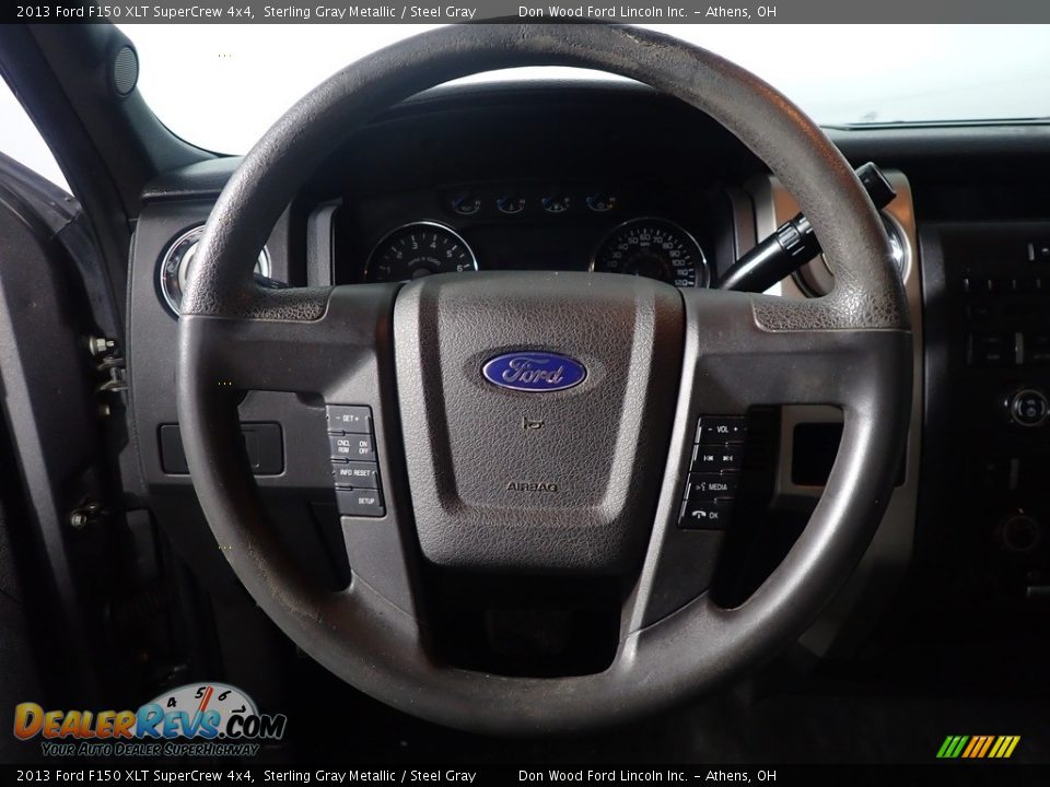 2013 Ford F150 XLT SuperCrew 4x4 Sterling Gray Metallic / Steel Gray Photo #24