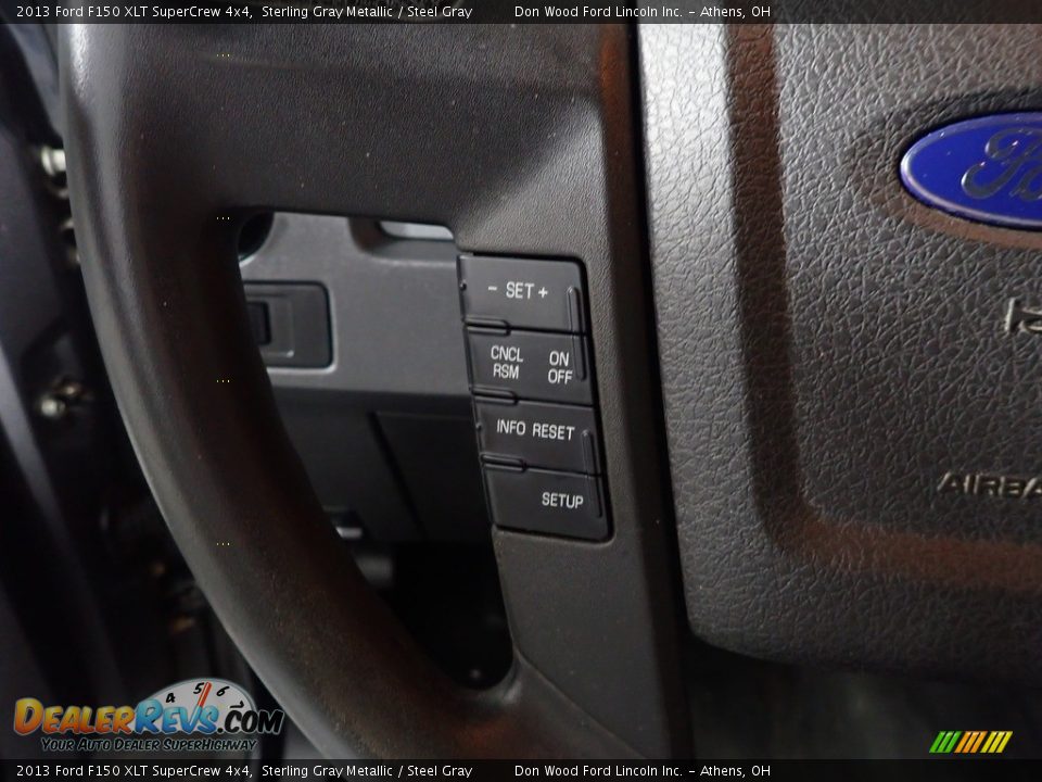 2013 Ford F150 XLT SuperCrew 4x4 Sterling Gray Metallic / Steel Gray Photo #26