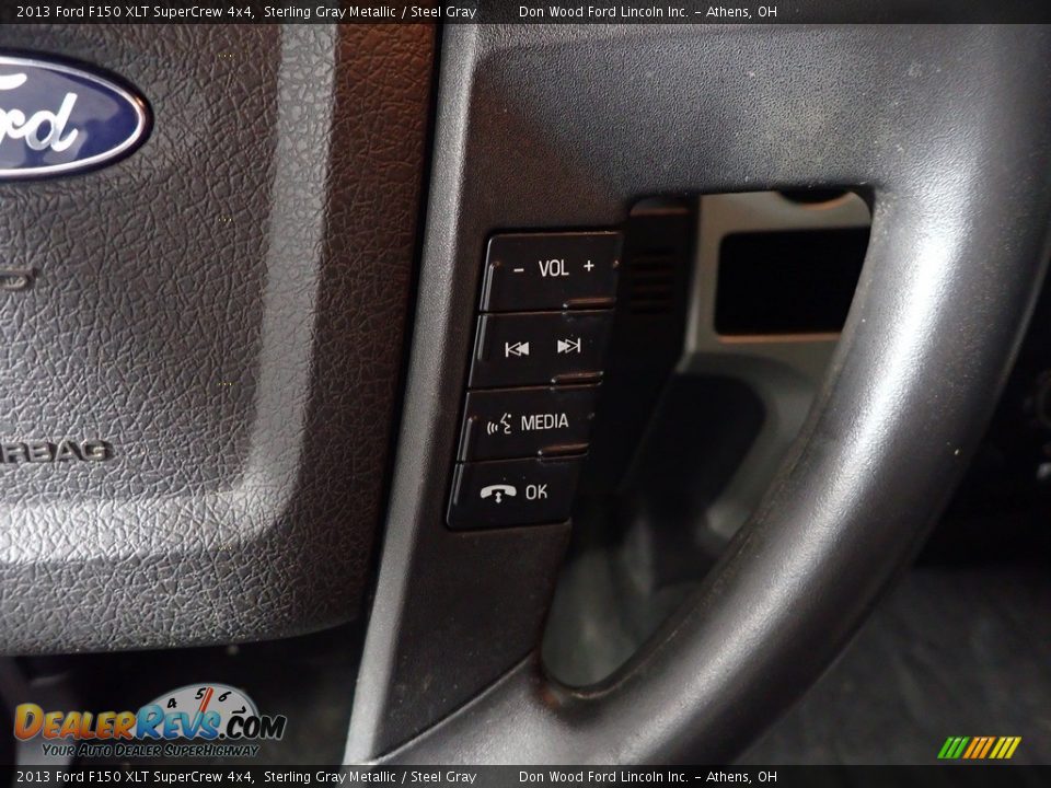 2013 Ford F150 XLT SuperCrew 4x4 Sterling Gray Metallic / Steel Gray Photo #27