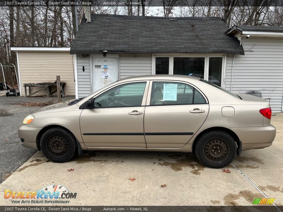 2007 Toyota Corolla CE Desert Sand Mica / Beige Photo #4