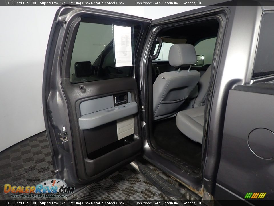 2013 Ford F150 XLT SuperCrew 4x4 Sterling Gray Metallic / Steel Gray Photo #32