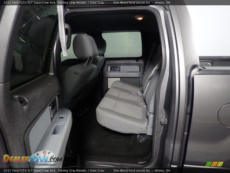 2013 Ford F150 XLT SuperCrew 4x4 Sterling Gray Metallic / Steel Gray Photo #33
