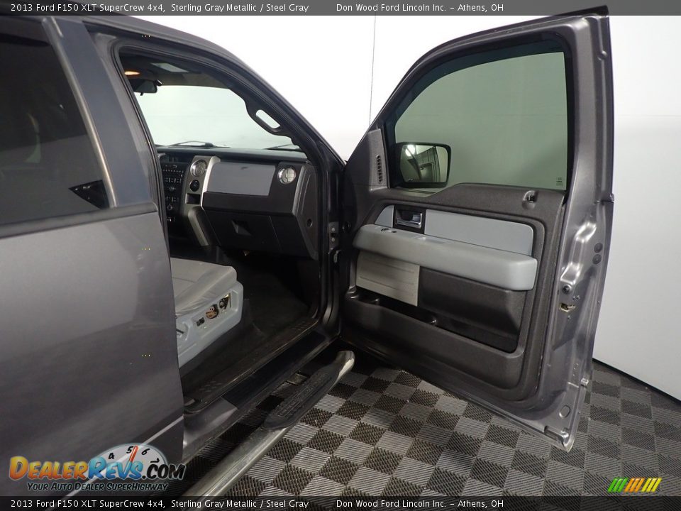 2013 Ford F150 XLT SuperCrew 4x4 Sterling Gray Metallic / Steel Gray Photo #36
