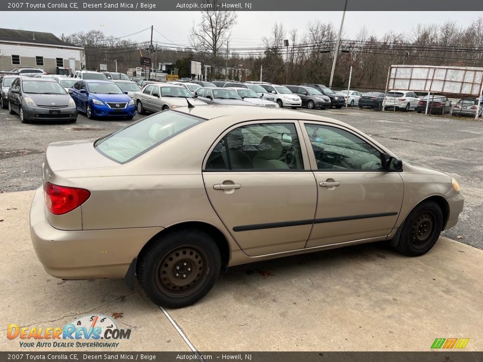 2007 Toyota Corolla CE Desert Sand Mica / Beige Photo #9