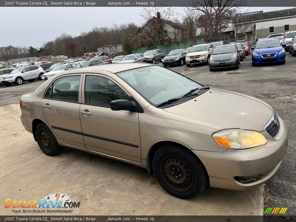 2007 Toyota Corolla CE Desert Sand Mica / Beige Photo #10