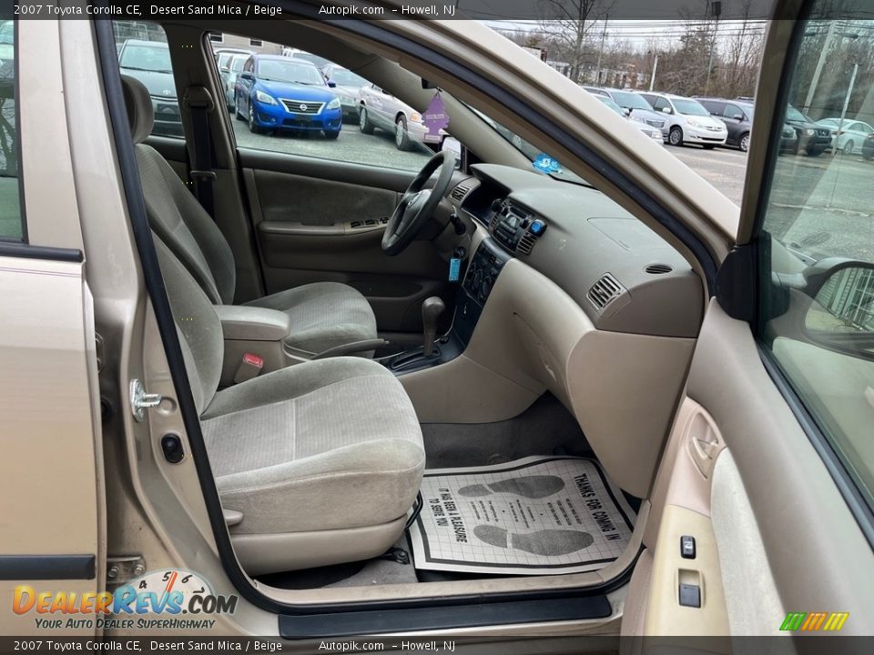 2007 Toyota Corolla CE Desert Sand Mica / Beige Photo #13