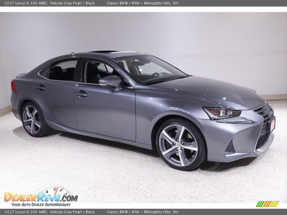 2017 Lexus IS 300 AWD Nebula Gray Pearl / Black Photo #1