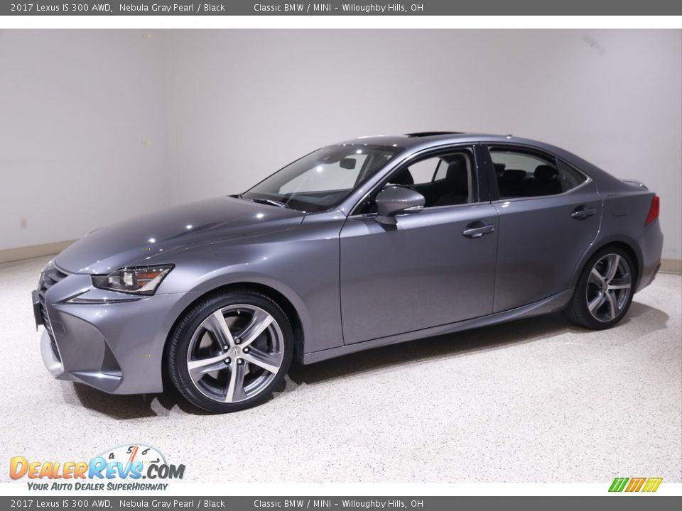 2017 Lexus IS 300 AWD Nebula Gray Pearl / Black Photo #3