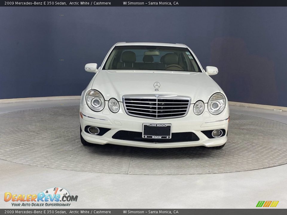 2009 Mercedes-Benz E 350 Sedan Arctic White / Cashmere Photo #2