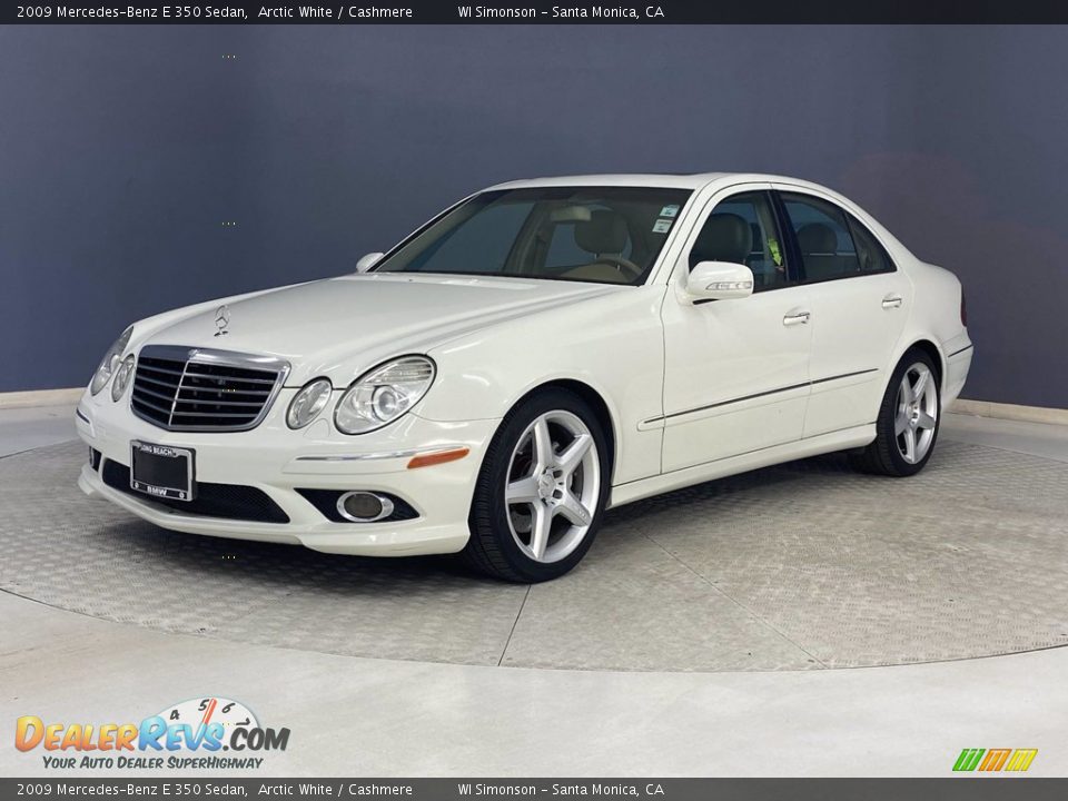 2009 Mercedes-Benz E 350 Sedan Arctic White / Cashmere Photo #3