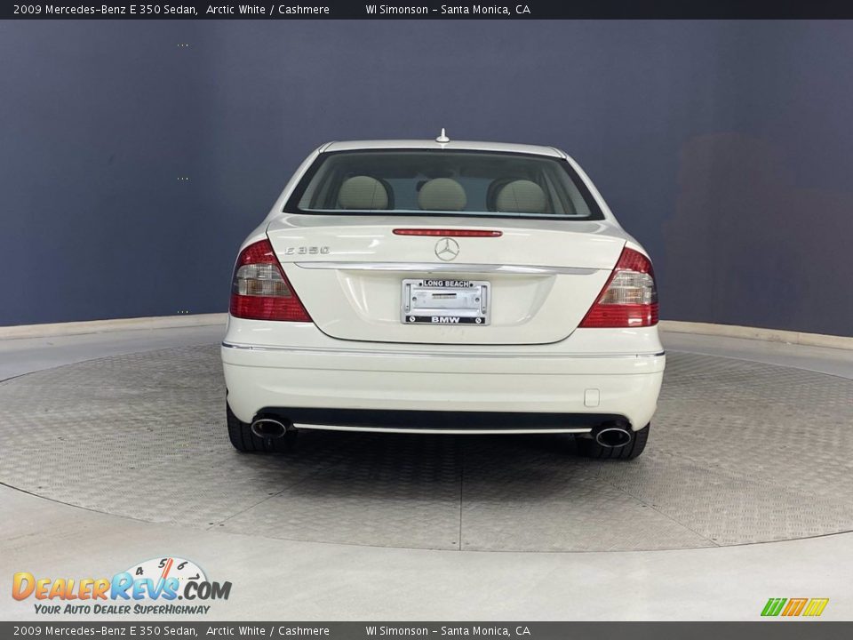 2009 Mercedes-Benz E 350 Sedan Arctic White / Cashmere Photo #4