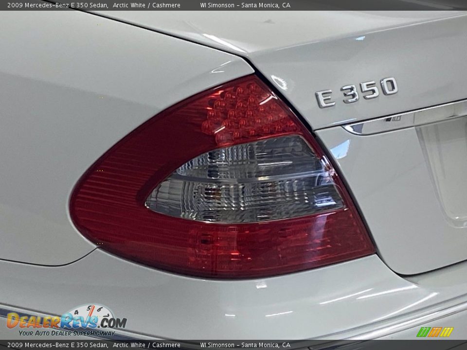 2009 Mercedes-Benz E 350 Sedan Arctic White / Cashmere Photo #8