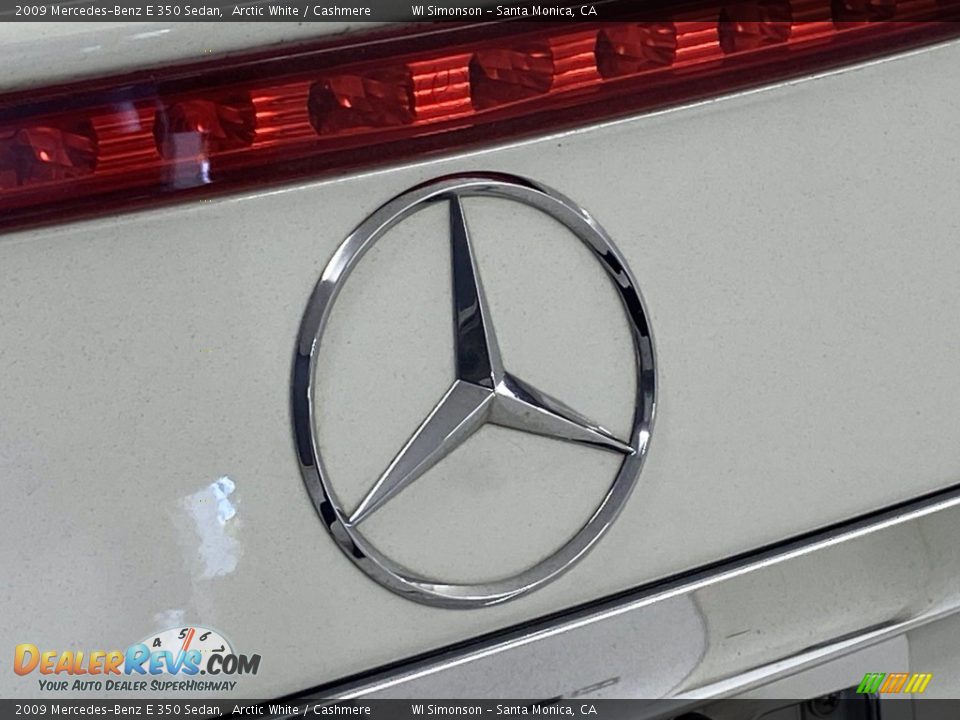 2009 Mercedes-Benz E 350 Sedan Arctic White / Cashmere Photo #9