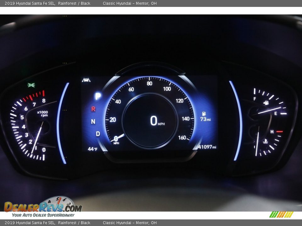 2019 Hyundai Santa Fe SEL Rainforest / Black Photo #8