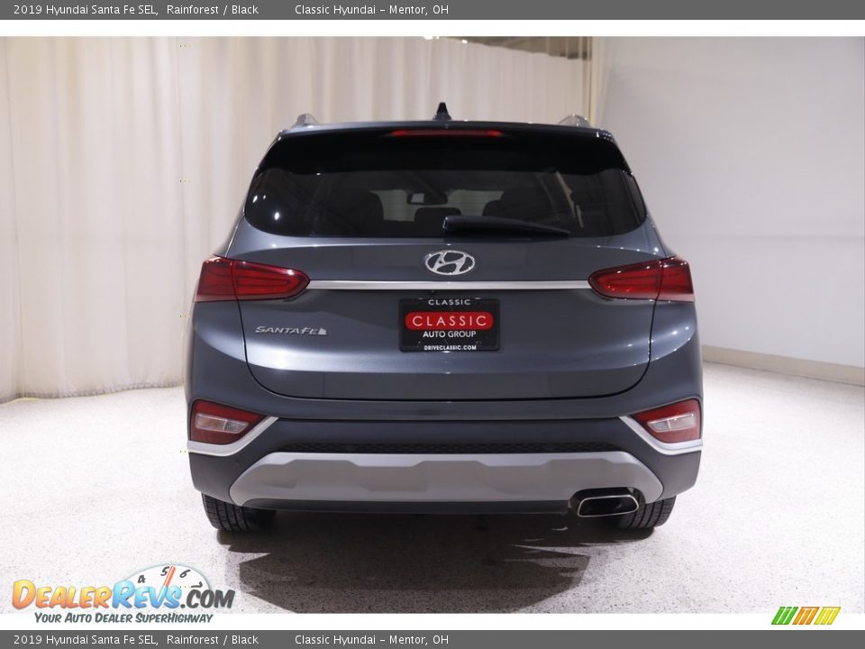 2019 Hyundai Santa Fe SEL Rainforest / Black Photo #17