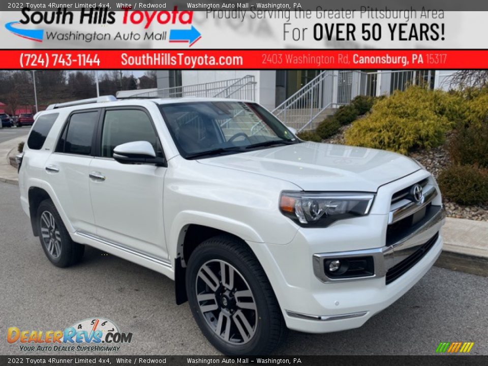 2022 Toyota 4Runner Limited 4x4 White / Redwood Photo #1