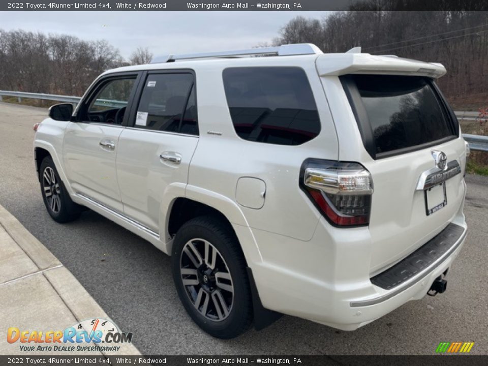 2022 Toyota 4Runner Limited 4x4 White / Redwood Photo #2