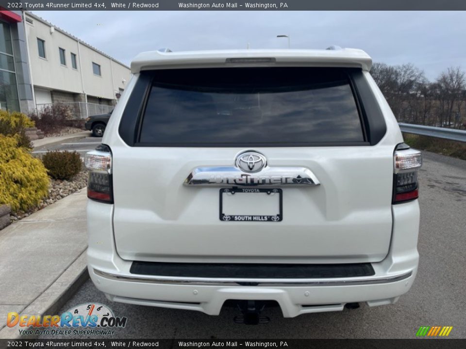 2022 Toyota 4Runner Limited 4x4 White / Redwood Photo #8