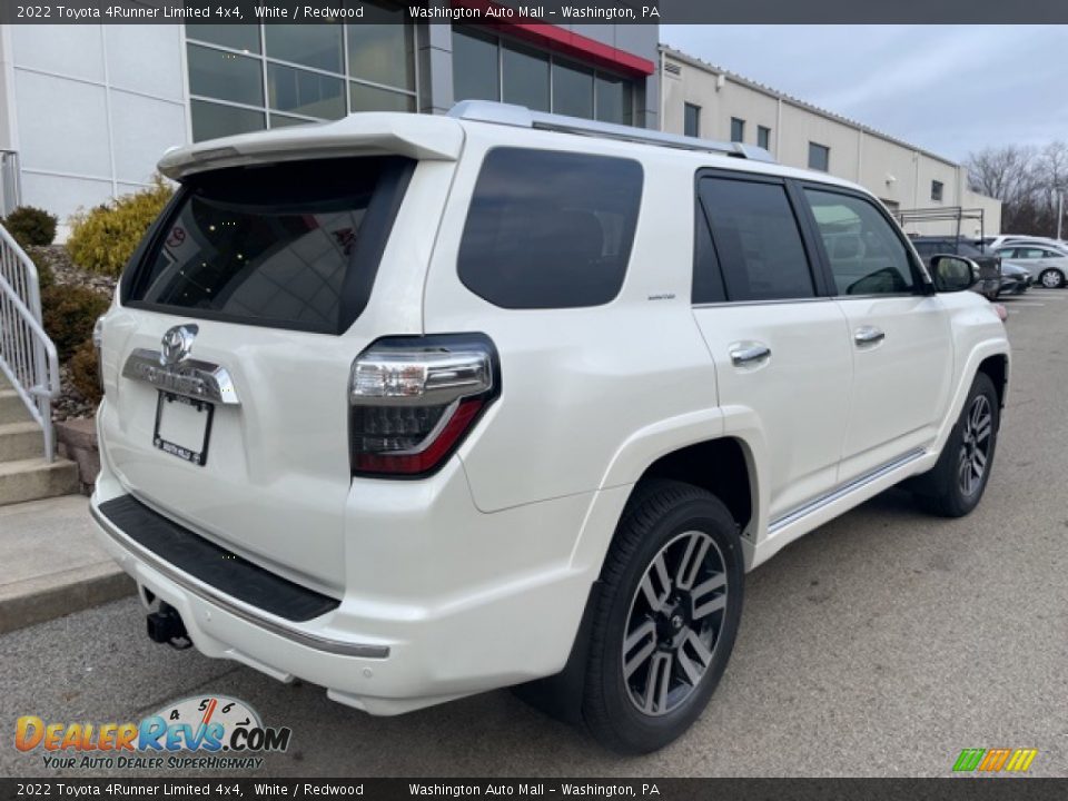 2022 Toyota 4Runner Limited 4x4 White / Redwood Photo #9