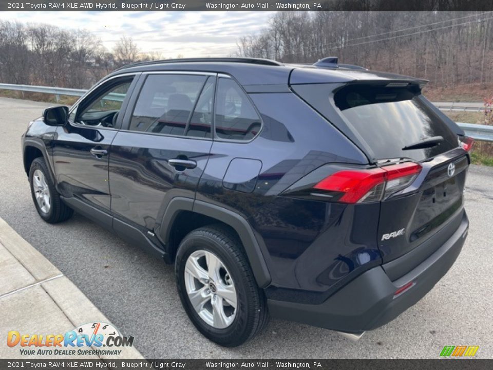 2021 Toyota RAV4 XLE AWD Hybrid Blueprint / Light Gray Photo #2