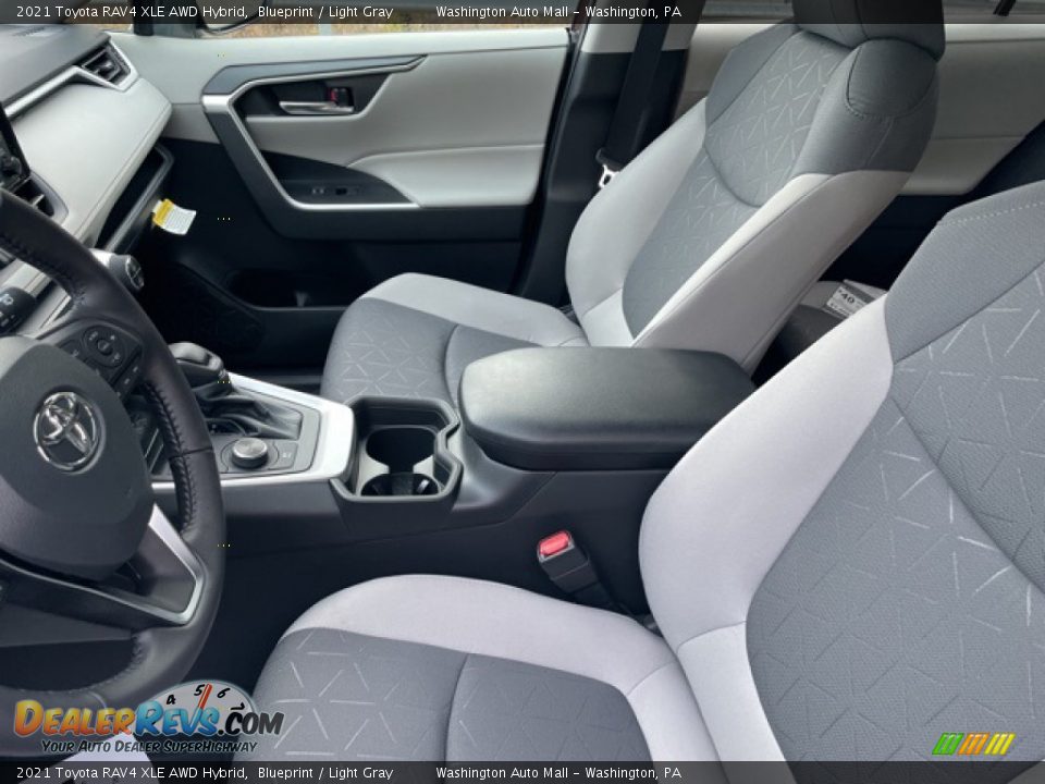 Front Seat of 2021 Toyota RAV4 XLE AWD Hybrid Photo #4