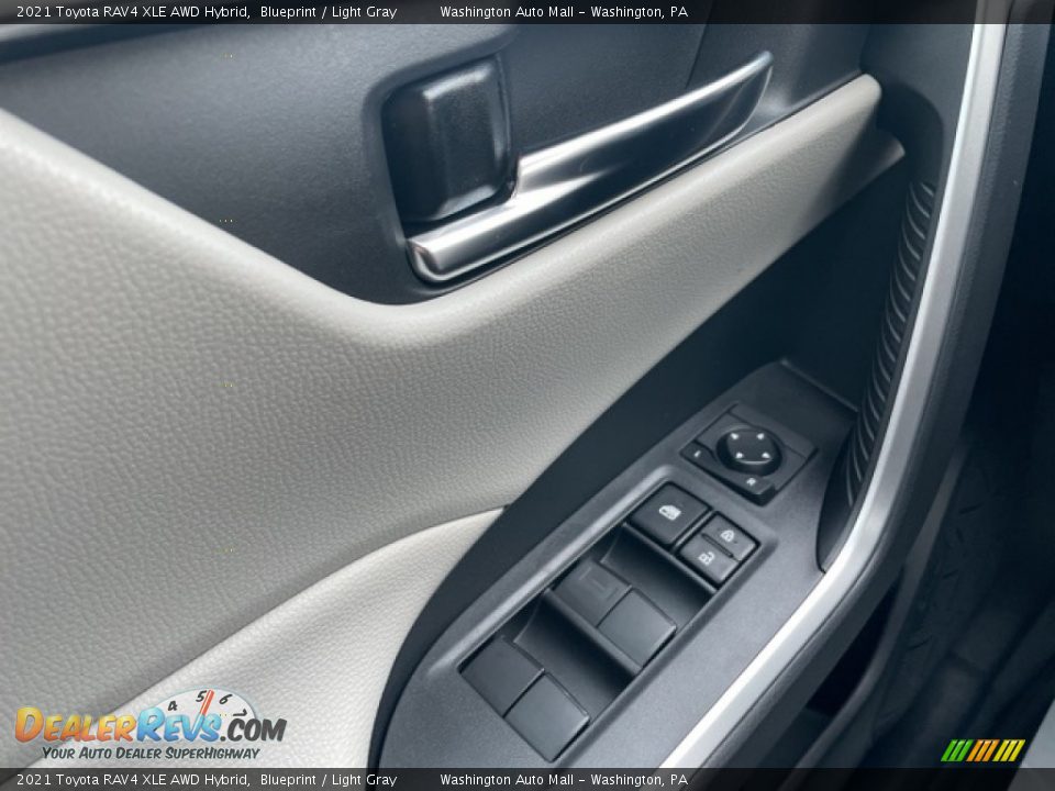 2021 Toyota RAV4 XLE AWD Hybrid Blueprint / Light Gray Photo #26