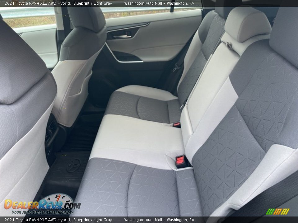 2021 Toyota RAV4 XLE AWD Hybrid Blueprint / Light Gray Photo #28