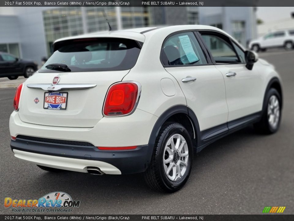 2017 Fiat 500X Pop Bianco Gelato (White) / Nero/Grigio (Black/Gray) Photo #19