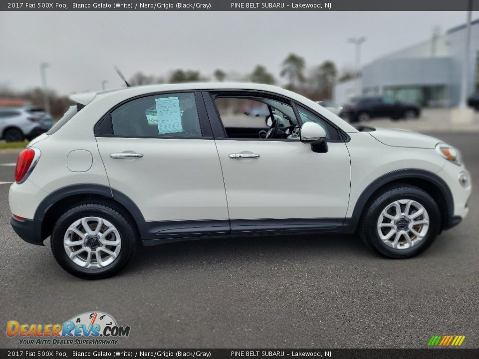 2017 Fiat 500X Pop Bianco Gelato (White) / Nero/Grigio (Black/Gray) Photo #20