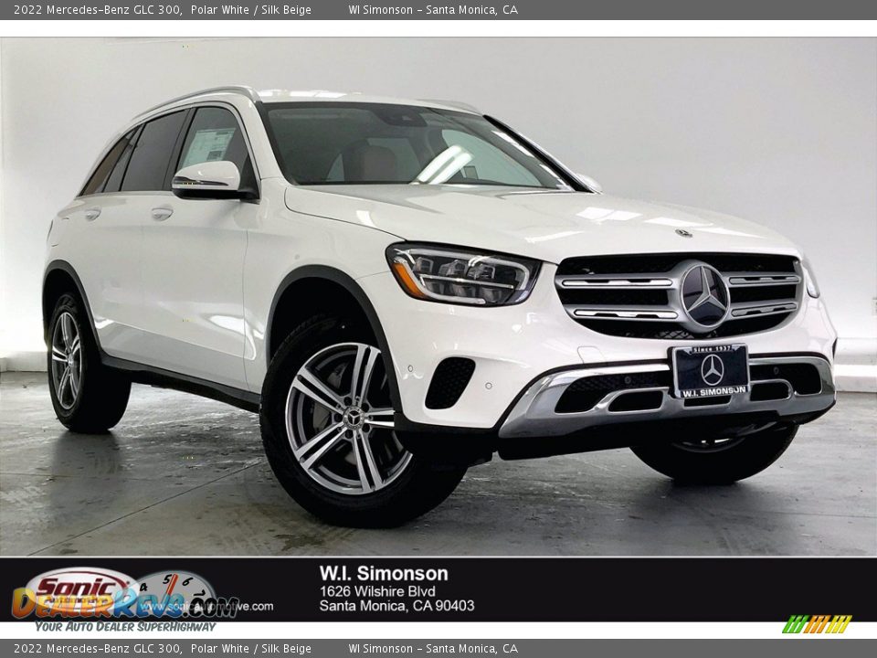 2022 Mercedes-Benz GLC 300 Polar White / Silk Beige Photo #1