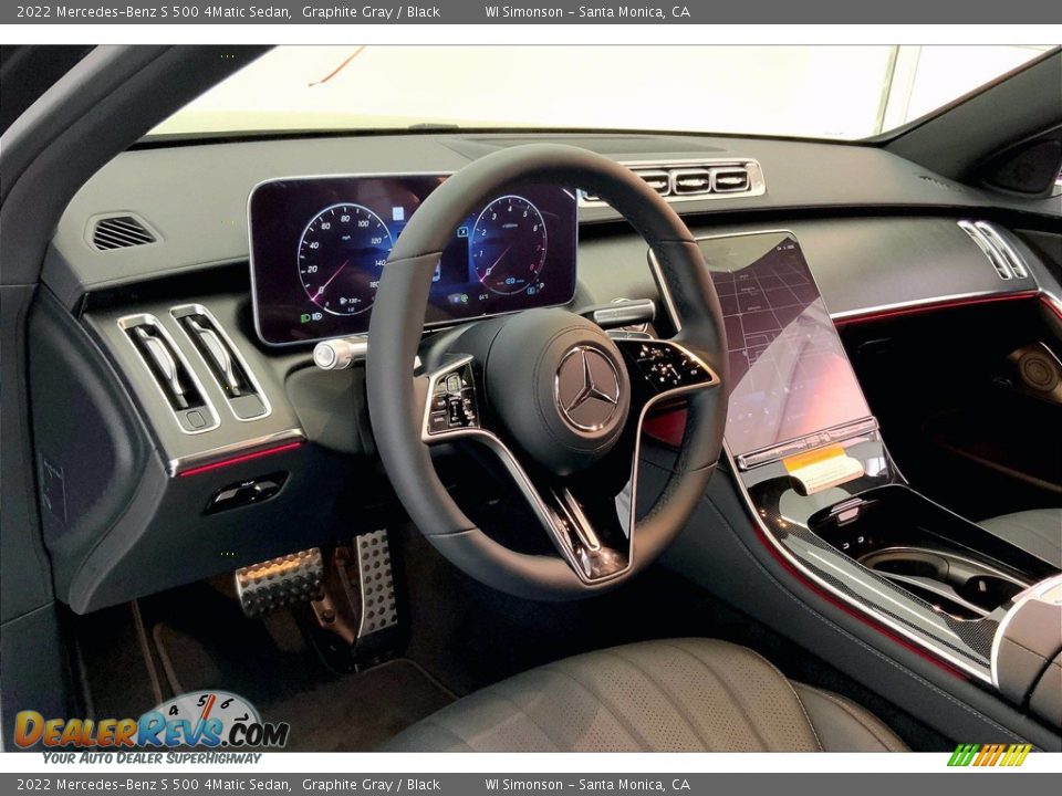 Dashboard of 2022 Mercedes-Benz S 500 4Matic Sedan Photo #4