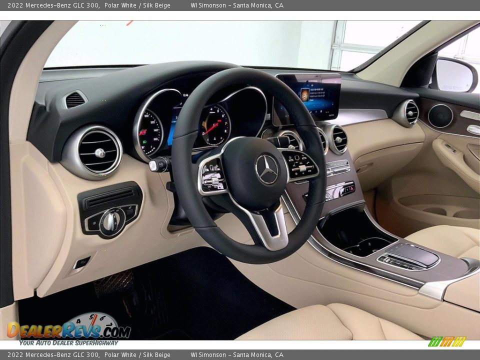 2022 Mercedes-Benz GLC 300 Polar White / Silk Beige Photo #4