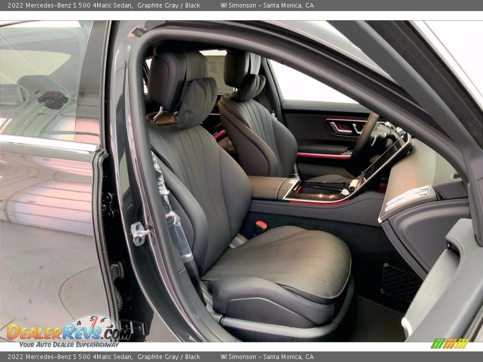 Black Interior - 2022 Mercedes-Benz S 500 4Matic Sedan Photo #5