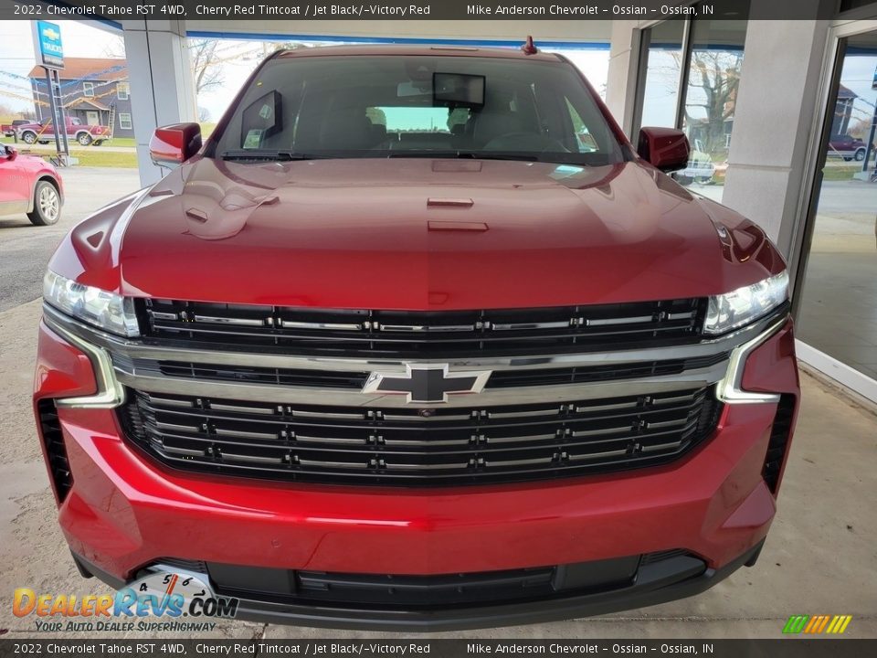 2022 Chevrolet Tahoe RST 4WD Cherry Red Tintcoat / Jet Black/­Victory Red Photo #10