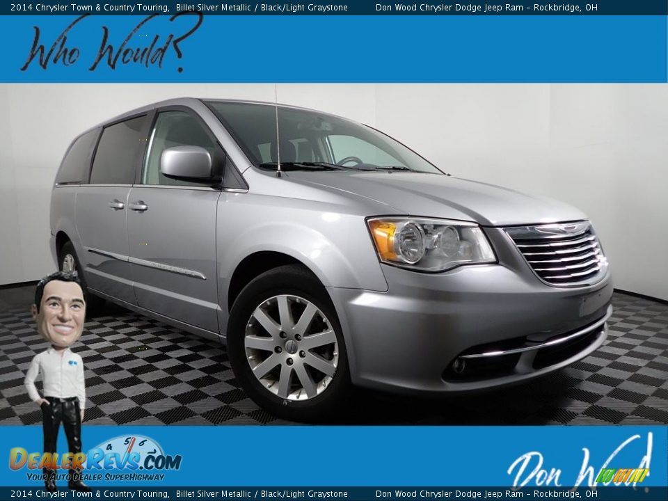 2014 Chrysler Town & Country Touring Billet Silver Metallic / Black/Light Graystone Photo #1