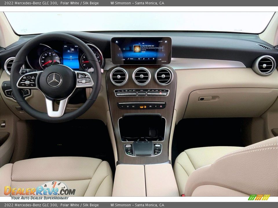 2022 Mercedes-Benz GLC 300 Polar White / Silk Beige Photo #6