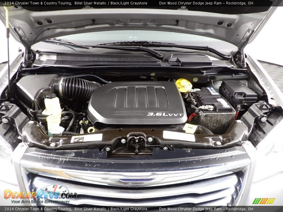2014 Chrysler Town & Country Touring Billet Silver Metallic / Black/Light Graystone Photo #9