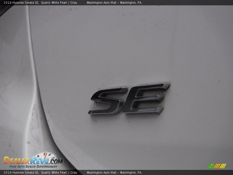 2019 Hyundai Sonata SE Quartz White Pearl / Gray Photo #10