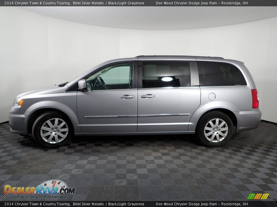 2014 Chrysler Town & Country Touring Billet Silver Metallic / Black/Light Graystone Photo #11