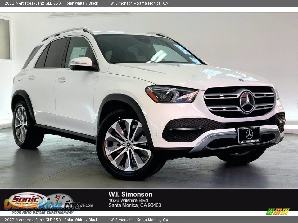 2022 Mercedes-Benz GLE 350 Polar White / Black Photo #1