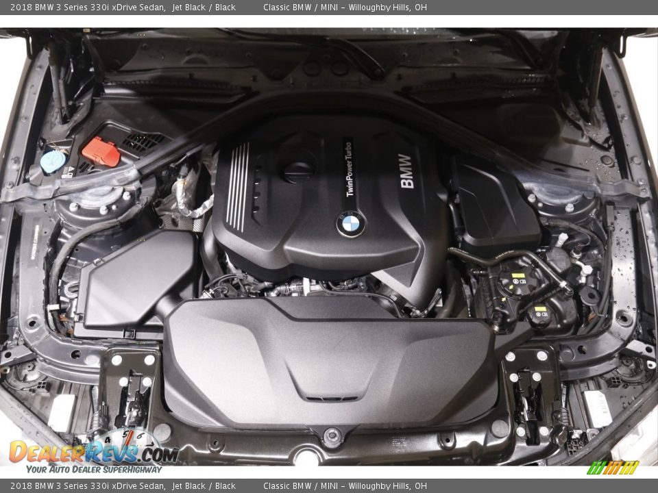 2018 BMW 3 Series 330i xDrive Sedan Jet Black / Black Photo #23