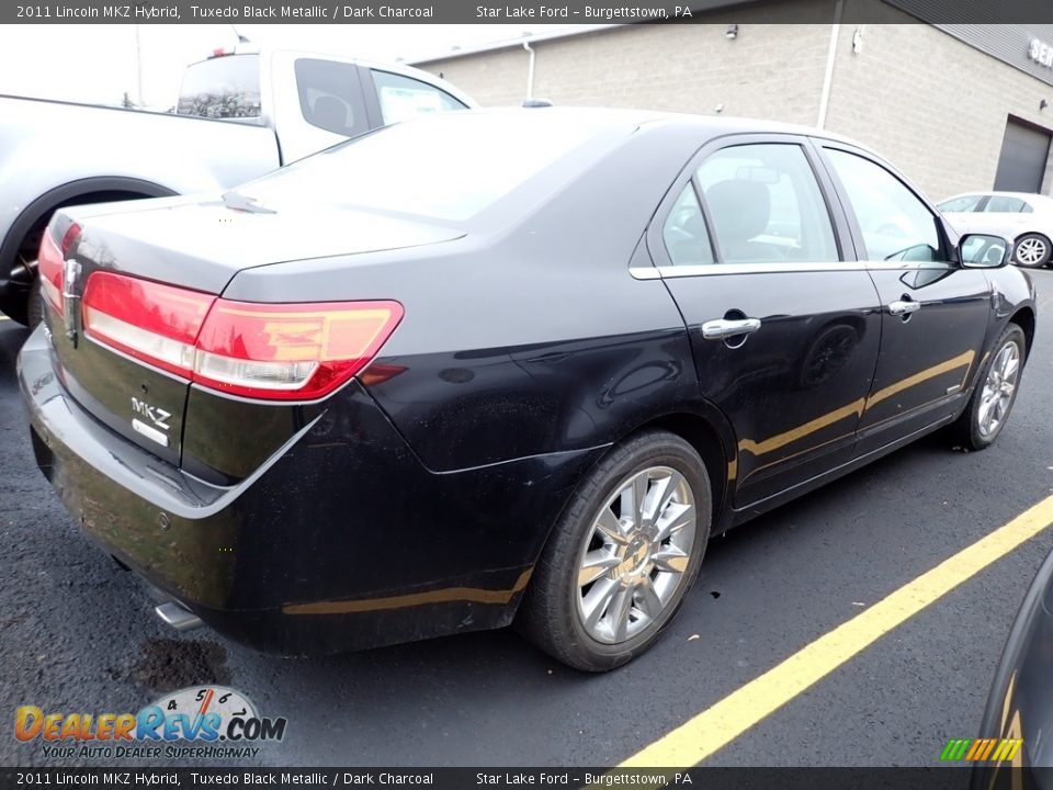 2011 Lincoln MKZ Hybrid Tuxedo Black Metallic / Dark Charcoal Photo #3