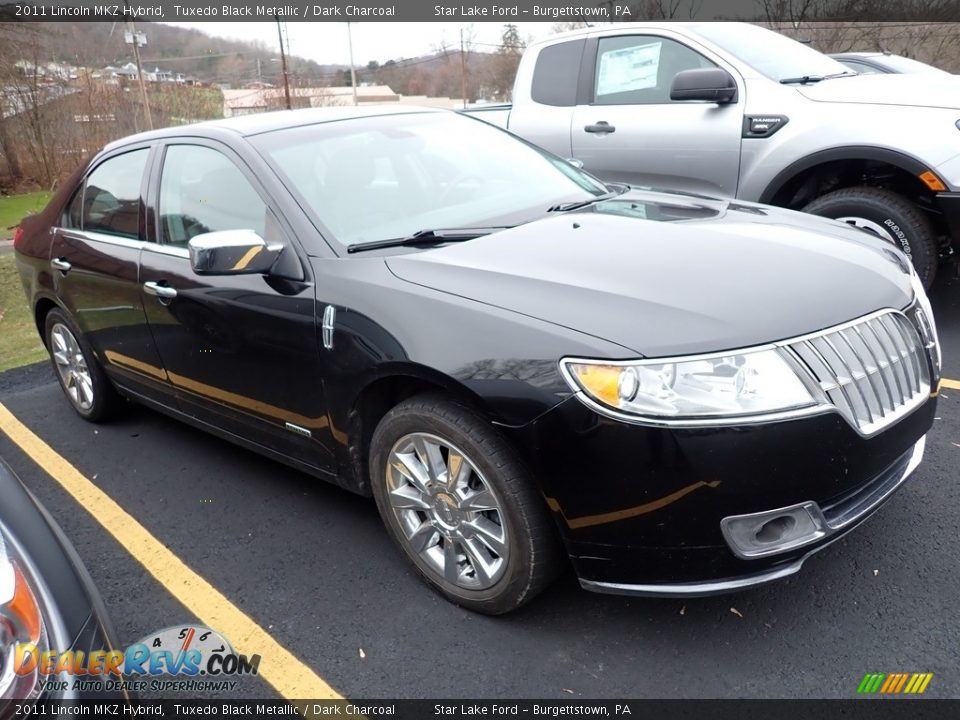 2011 Lincoln MKZ Hybrid Tuxedo Black Metallic / Dark Charcoal Photo #4