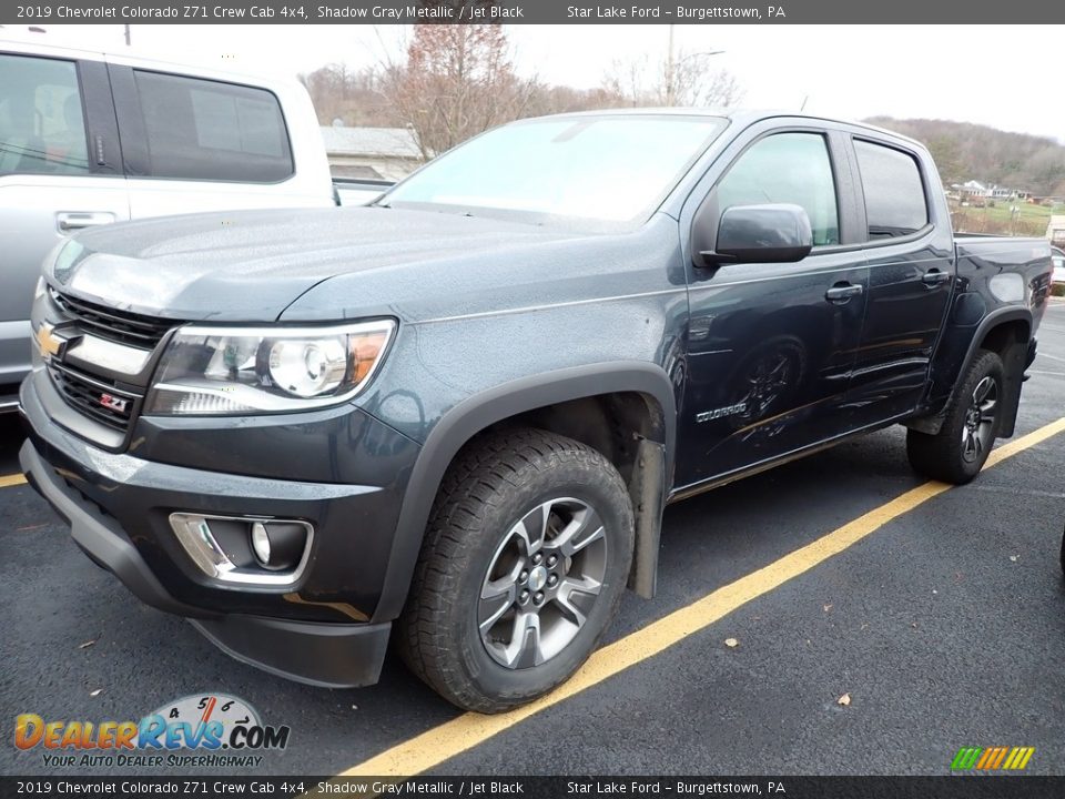 2019 Chevrolet Colorado Z71 Crew Cab 4x4 Shadow Gray Metallic / Jet Black Photo #1