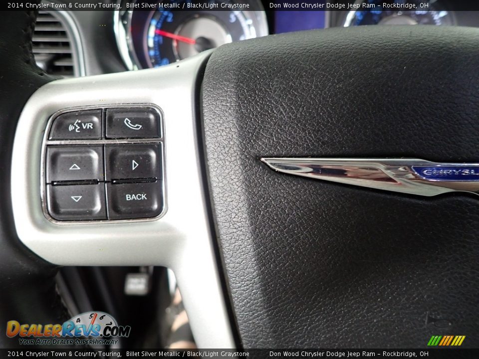2014 Chrysler Town & Country Touring Billet Silver Metallic / Black/Light Graystone Photo #22