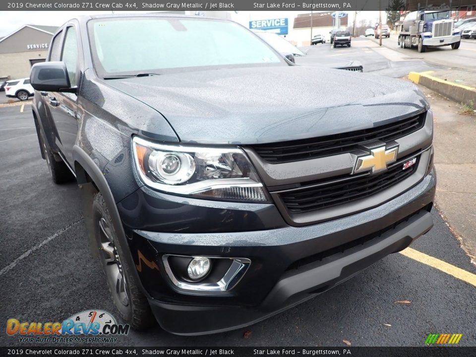 2019 Chevrolet Colorado Z71 Crew Cab 4x4 Shadow Gray Metallic / Jet Black Photo #4