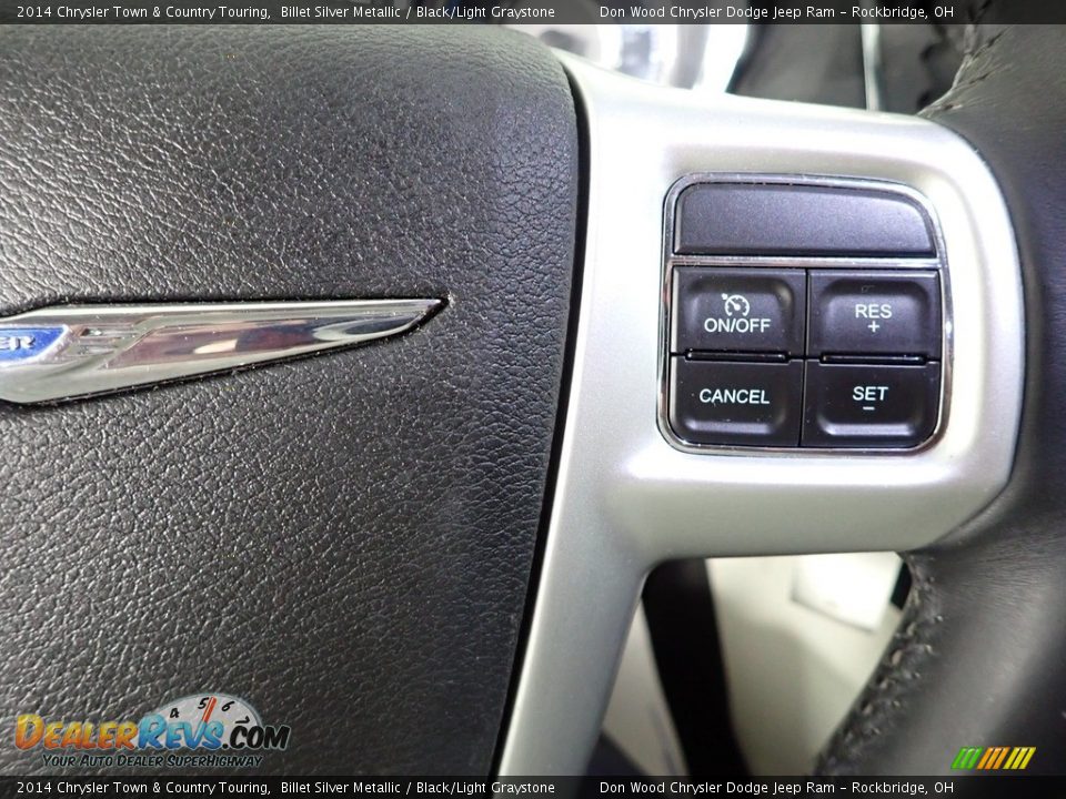 2014 Chrysler Town & Country Touring Billet Silver Metallic / Black/Light Graystone Photo #23