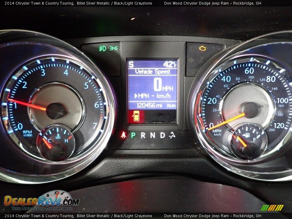 2014 Chrysler Town & Country Touring Billet Silver Metallic / Black/Light Graystone Photo #24