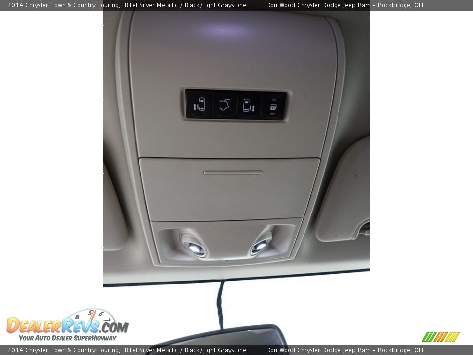 2014 Chrysler Town & Country Touring Billet Silver Metallic / Black/Light Graystone Photo #28