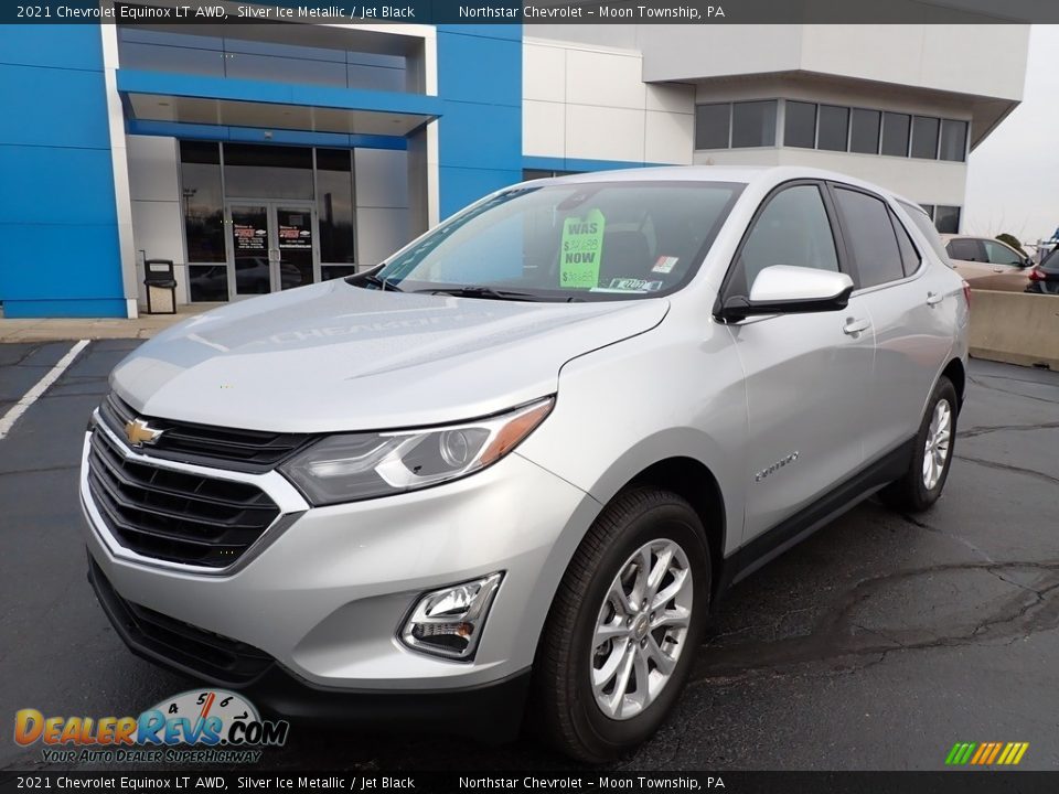 2021 Chevrolet Equinox LT AWD Silver Ice Metallic / Jet Black Photo #2